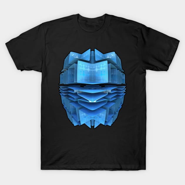 3-D Fractal "Iceberg" T-Shirt by lyle58